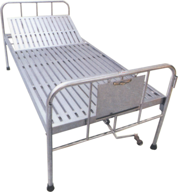 Giường bệnh nhân 1 tay quay Inox201