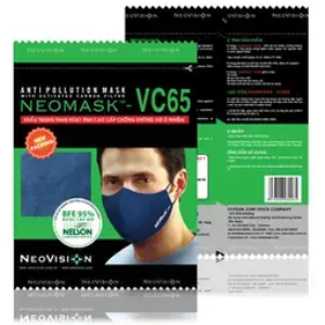 Khẩu trang than hoạt tính cao cấp Neomask VC65