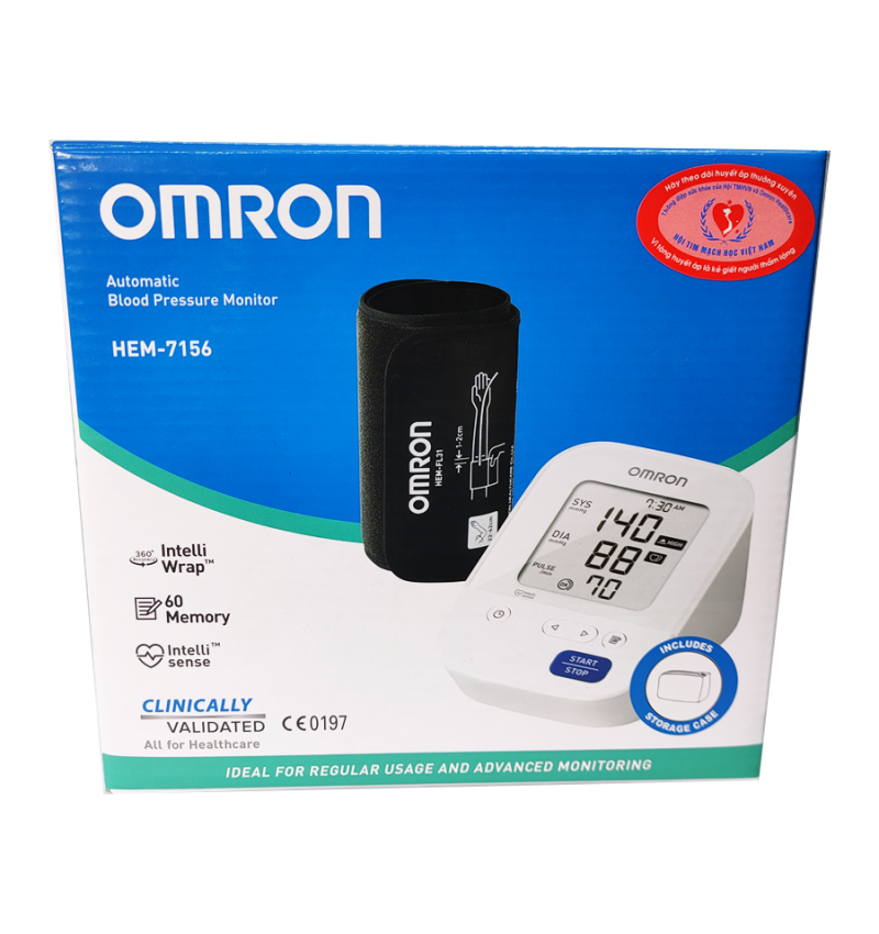 Máy đo huyết áp điện tử bắp tay Omron 7156