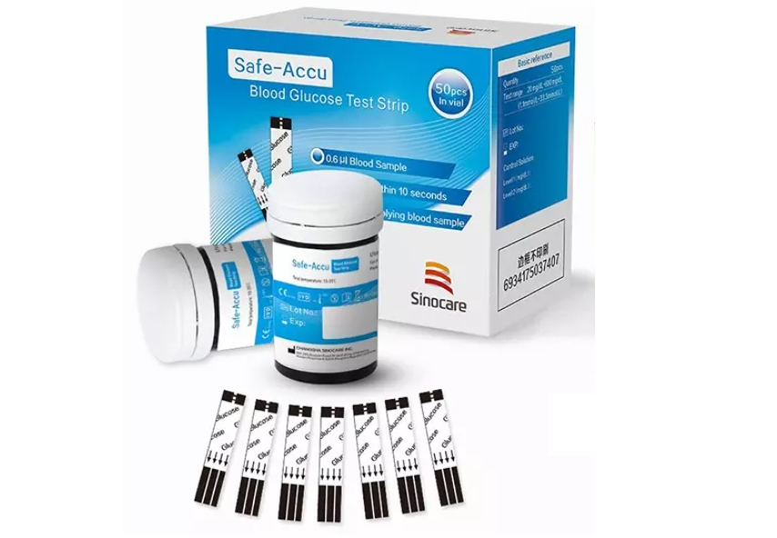 Que thử đường huyết Sinocare safe-accu 