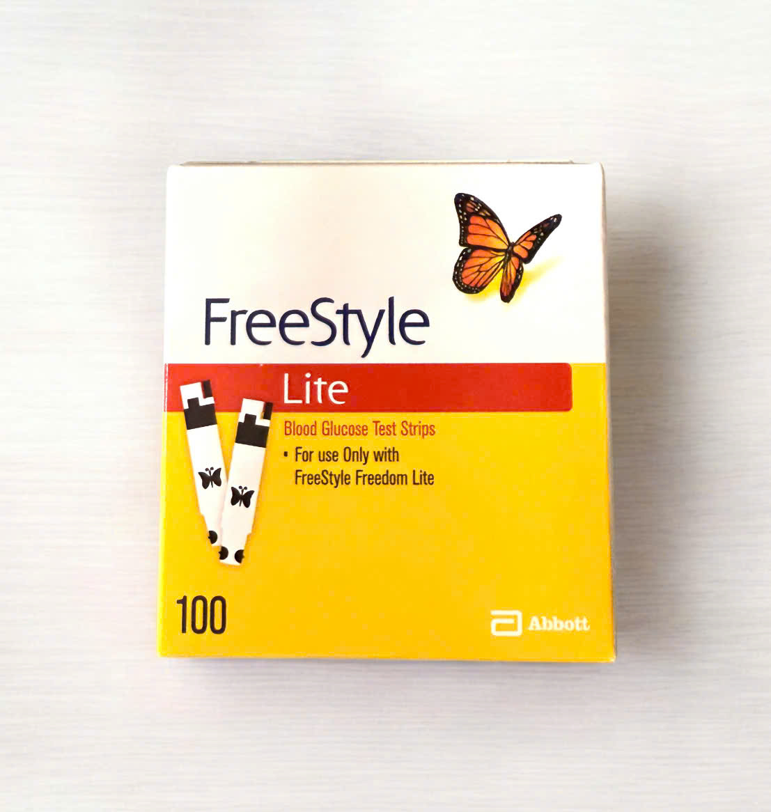 Que thử đường FreeStyle Lite (Hộp 100 que / 2 lọ)